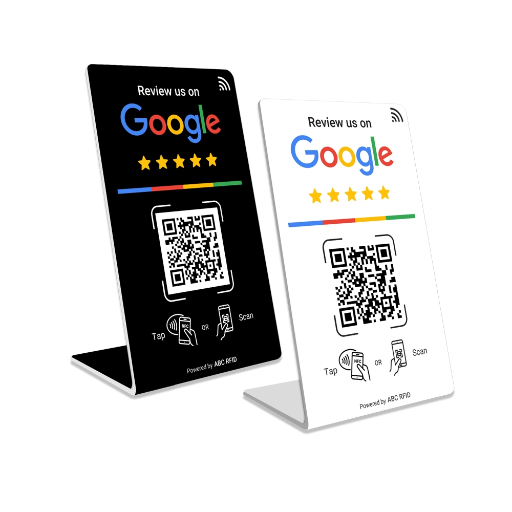 [Custom-Google-review-stand-02]  Customized Google Review Standee